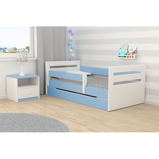 Pat pentru copii Ourbaby Tomi - albastru