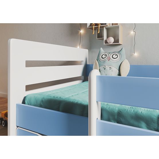 Pat pentru copii Ourbaby Tomi - albastru