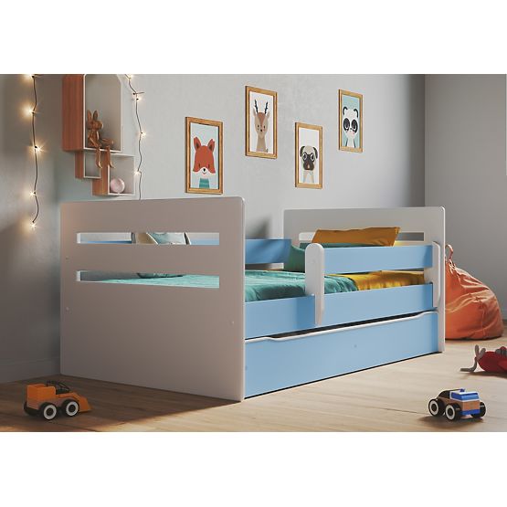 Pat pentru copii Ourbaby Tomi - albastru