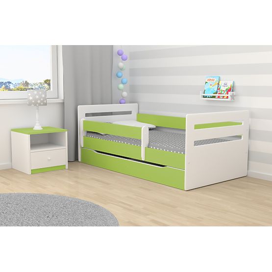 Pat pentru copii Ourbaby Tomi - verde