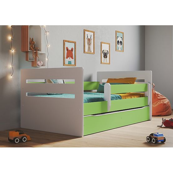 Pat pentru copii Ourbaby Tomi - verde