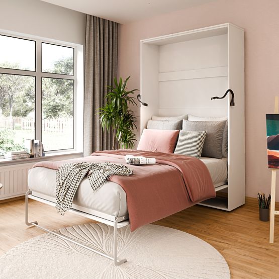 Pat pliabil KOBI VERTO 160x200 Alb 1 buc