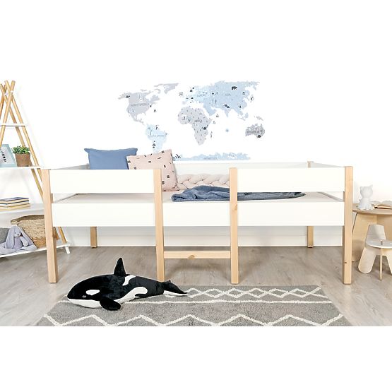 Pat ridicat pentru copii Patrick 200x90