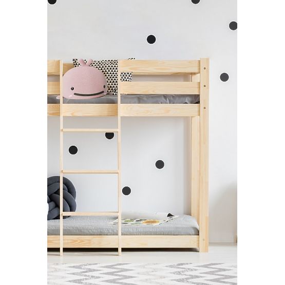 Pat de copii supraetajat Mila Classic - acces frontal