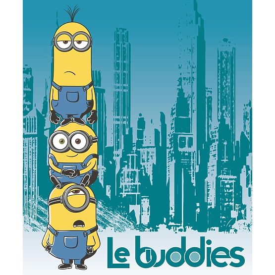 Pătură pentru copii cu tema minionilor 01