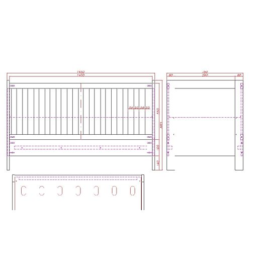 Pătuț de copii Manhattan-gri