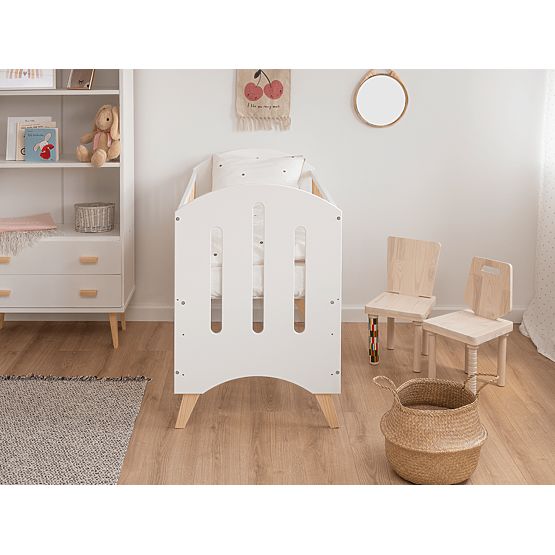 Pătuț pentru copii Baby Dream 120x60 cm - alb