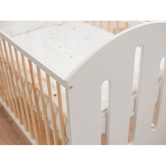 Pătuț pentru copii Baby Dream 120x60 cm - alb