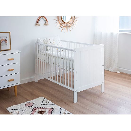 Pătuț pentru copii Baby Magic 120x60 cm - alb