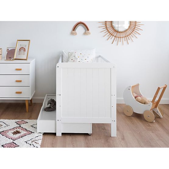 Pătuț pentru copii Baby Magic 120x60 cm - alb