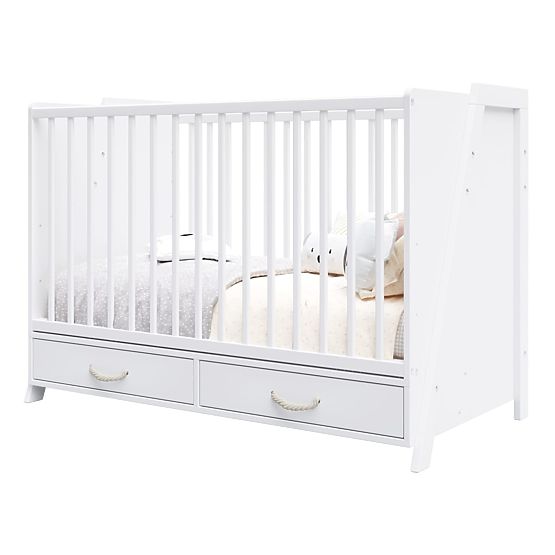 2în1 Pătuț și birou CONE 120x60 - WHITE