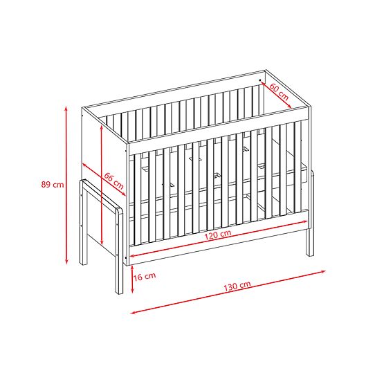 Pătuț Viktor 120 x 60 cm
