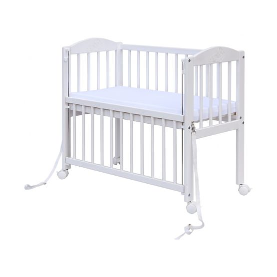 Pătuț pentru patul parintilor BABY Scarlett - alb