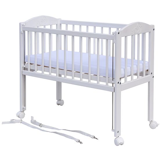 Pătuț pentru patul parintilor BABY Scarlett - alb