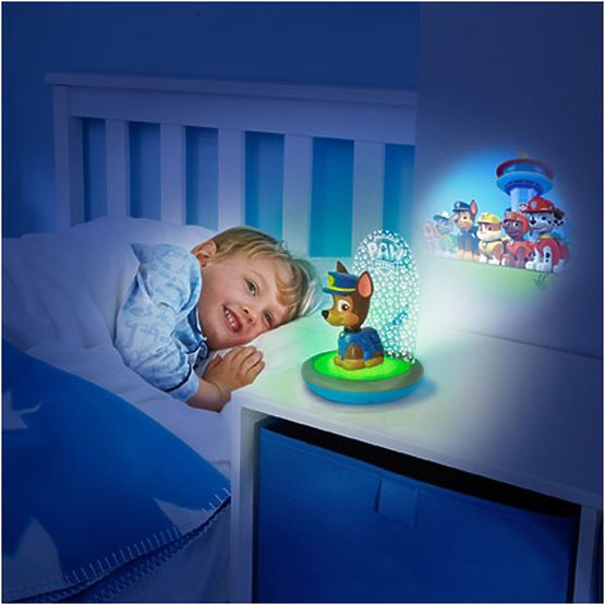 Paw Patrol - lampă Chase 3in1, lanternă și proiector