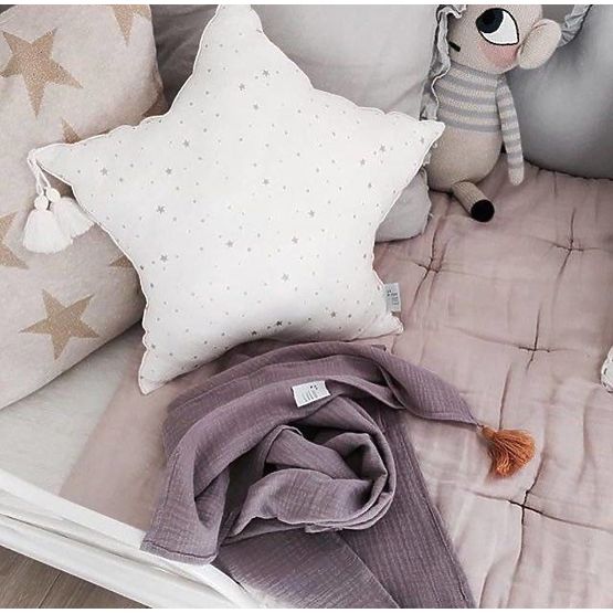 Pernă din muselină LILU star maxi