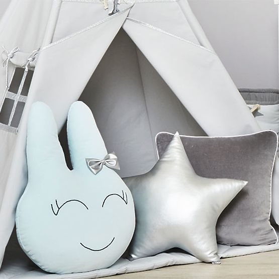 Pernă-stea din piele eco