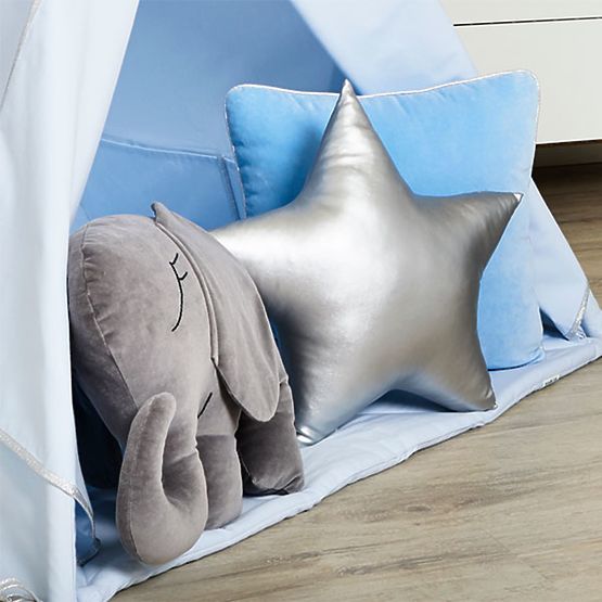 Pernă-stea din piele eco