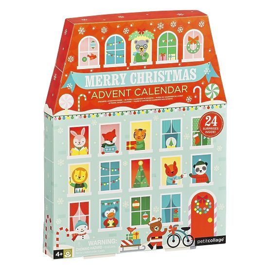 Petit Collage Calendar de Advent de Crăciun