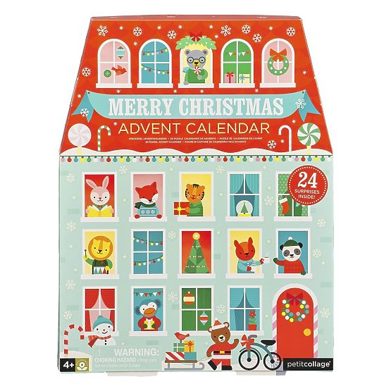 Petit Collage Calendar de Advent de Crăciun