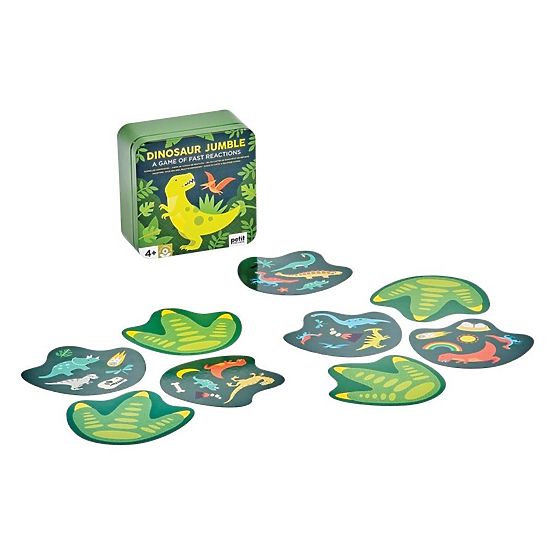Joc de cărți Petit Collage Dinosaur