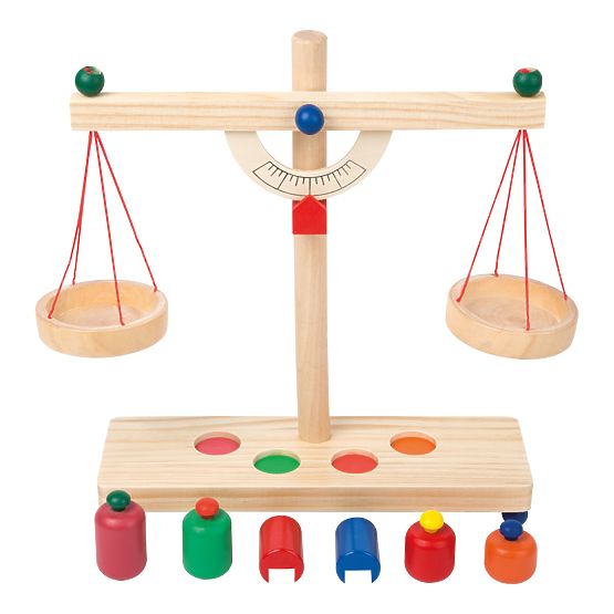 Picior mic Cântar cu pârghie din lemn