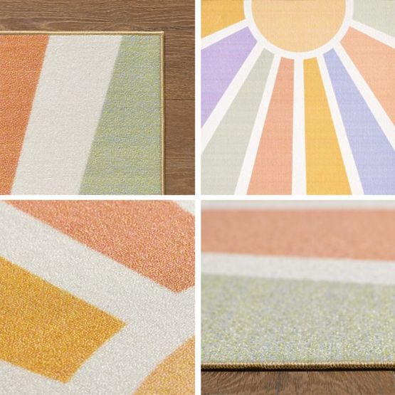 Piesa covor copii Play - Rainbow sunshine