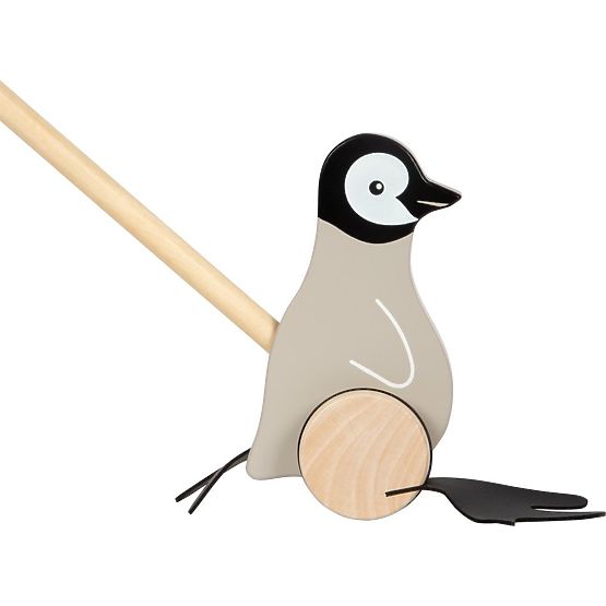 Pinguin de împins pe băț