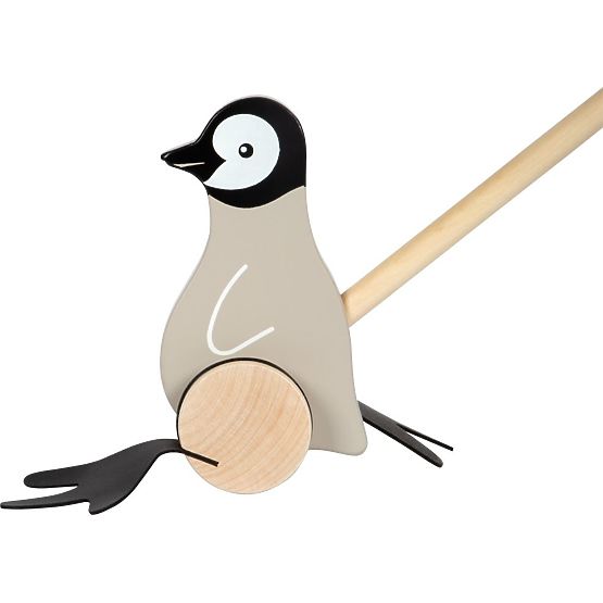 Pinguin de împins pe băț