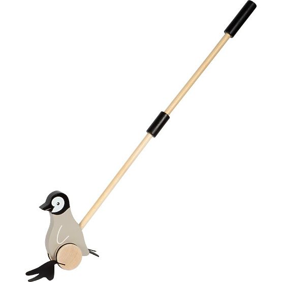 Pinguin de împins pe băț