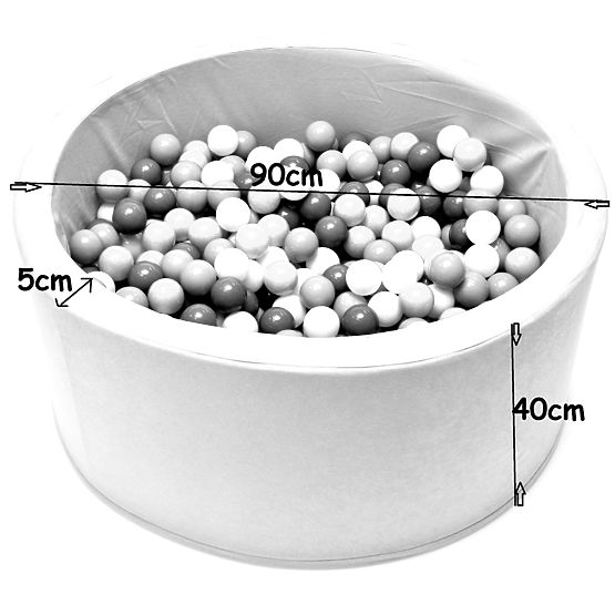 Piscină bej cu bile