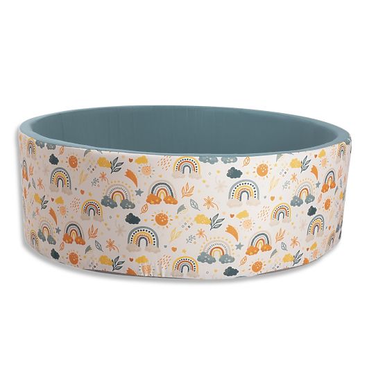 Piscina cu bile uscate Rainbow + 200 de bile