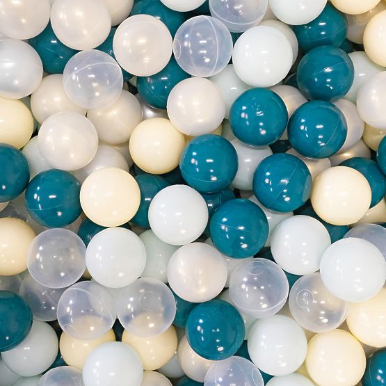 Piscina cu bile uscate Rainbow + 200 de bile