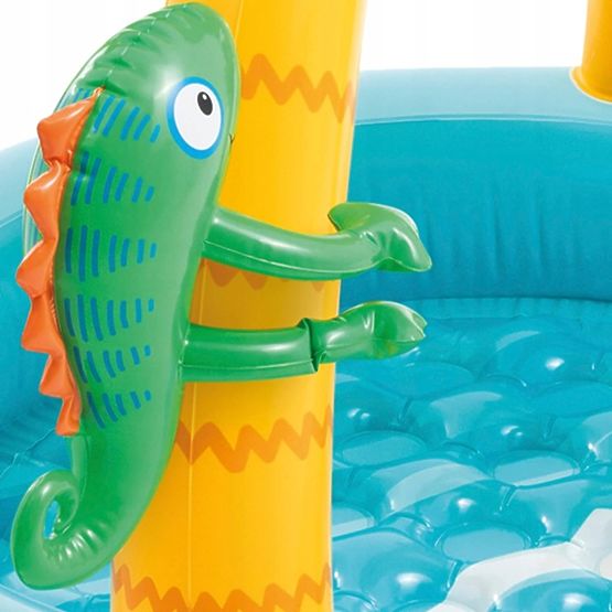 Piscină gonflabilă pentru copii cu acoperiș insulă INTEX 58417