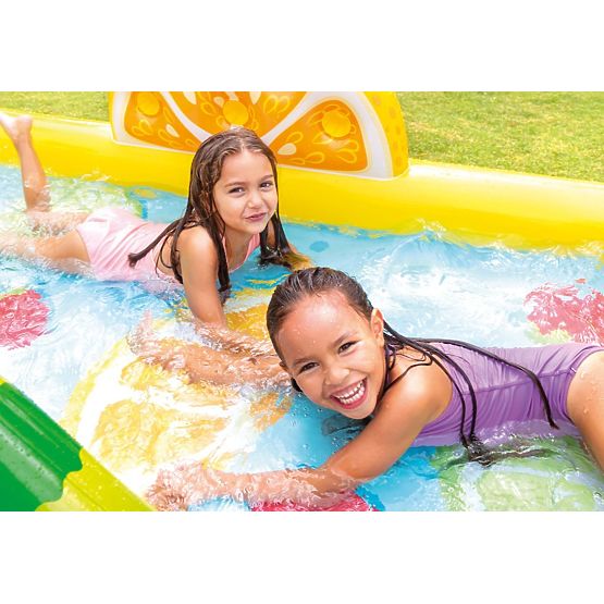 Piscina pentru copii cu tobogan