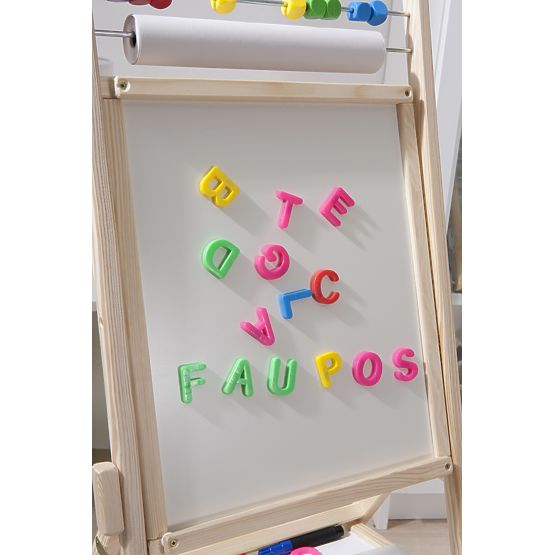 Scândură pivotantă pentru copii - albă