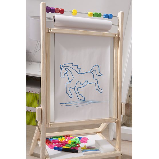 Scândură pivotantă pentru copii - albă