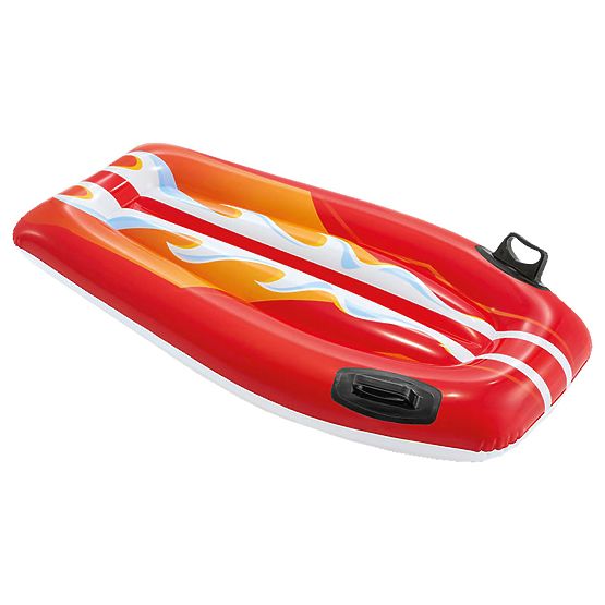 Placă de înot gonflabilă cu mânere pentru copii roșie INTEX 58165 RED