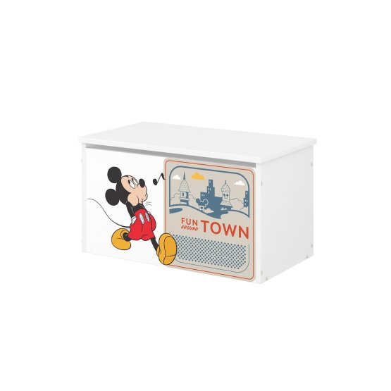 Lada din lemn pentru jucariile Disney - Mickey si prietenii