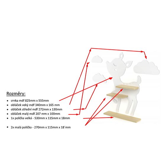 Un raft cu o căprioară