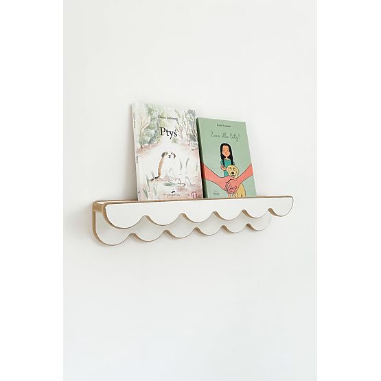 Polița WAVE - albă