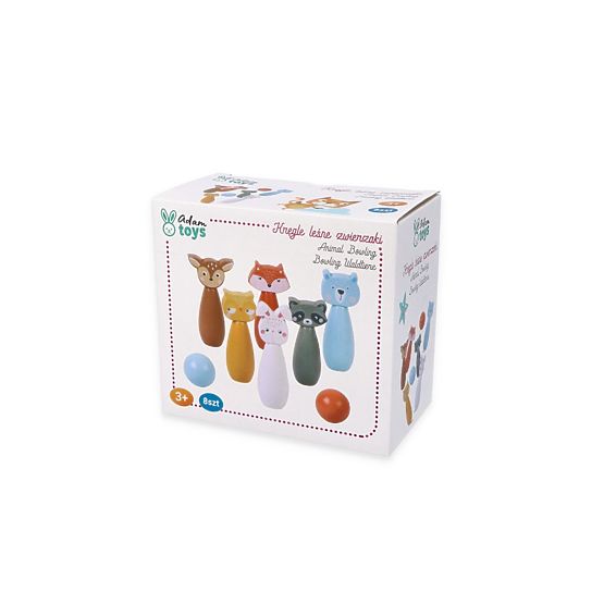 Popice din lemn cu animale de pădure