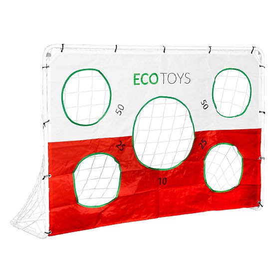 Port de fotbal cu insert de antrenament 180x122cm