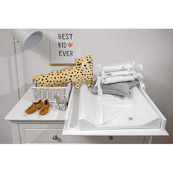 Saltea de înfășat confort pentru bebeluși - alb