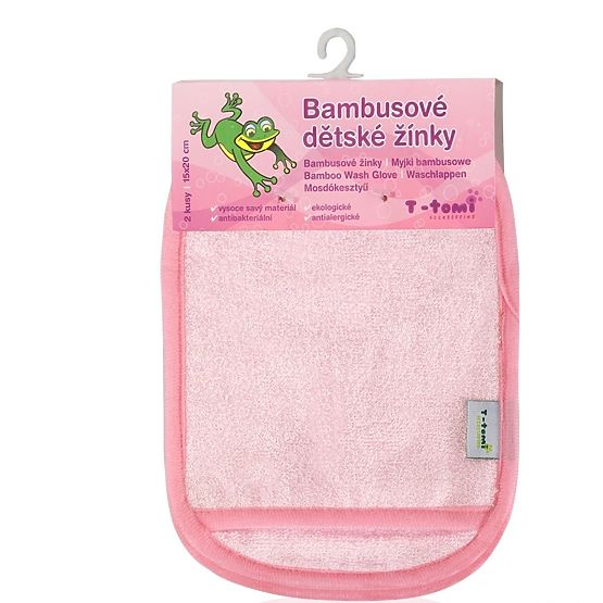 Prosop de spalare pentru copii din bambus-cu manusa