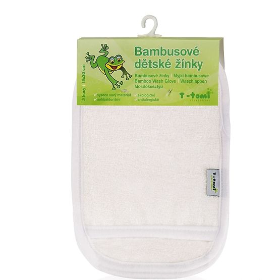 Prosop de spalare pentru copii din bambus-cu manusa