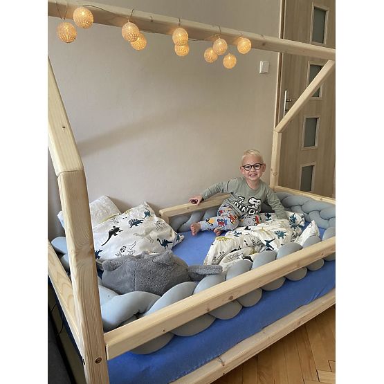 Apărătoare pentru împletituri 360 cm - gri