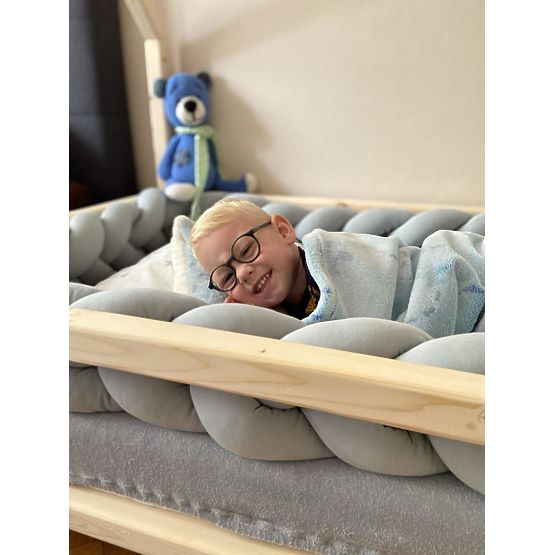 Apărătoare pentru împletituri 360 cm - gri