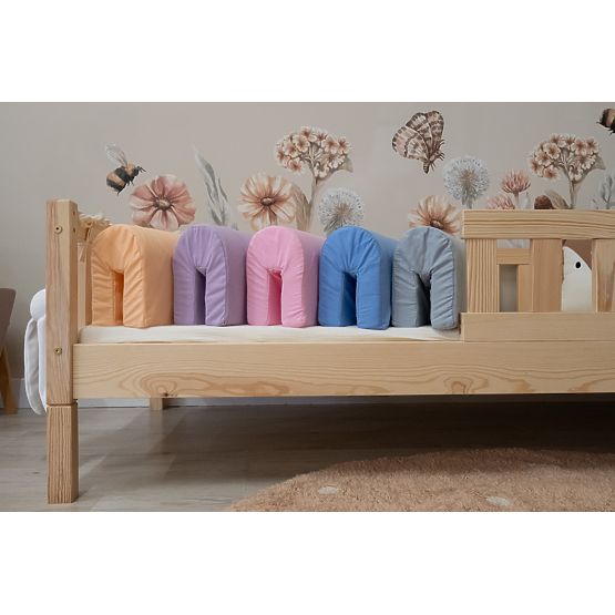 Protecție pentru pat Ourbaby - Jersey - Lavandă