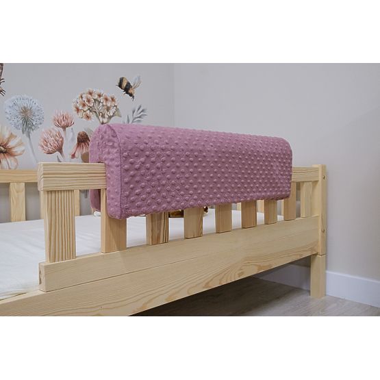 Protecție pentru pat Ourbaby - roz prăfuit